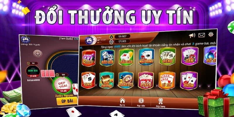 Nhà cái game bài đổi thưởng có giấy phép uy tín